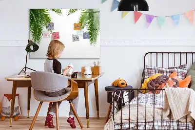Magnetisk tavla med penna palmblad