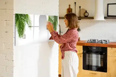 Magnetisk tavla med penna palmblad