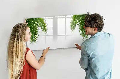 Magnetisk tavla med penna palmblad