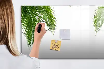 Magnetisk tavla med penna palmblad