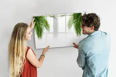 Magnetisk tavla med penna palmblad