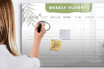 Veckoschema magnetisk rittavla