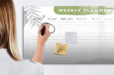 Veckoschema magnetisk rittavla