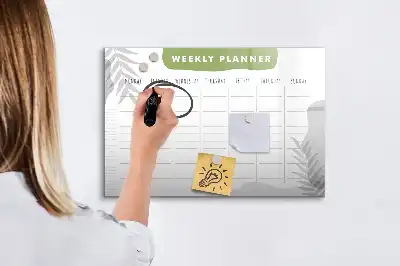 Veckoschema magnetisk rittavla