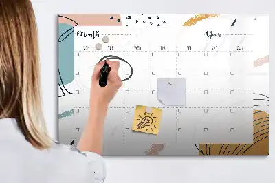 Magnetisk rittavla för affärsorganisering