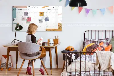 Magnetisk rittavla för affärsorganisering