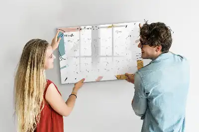 Magnetisk rittavla för affärsorganisering