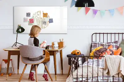 Magnetisk tavla med penna med texten Hej sommar