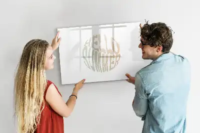 Magnetisk tavla med penna med texten Hej sommar