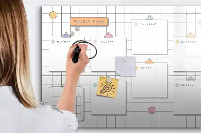 Magnetisk rittavla veckoschema
