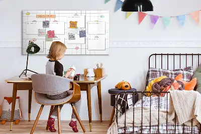 Magnetisk rittavla veckoschema