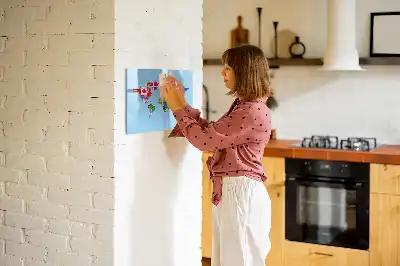 Magnetisk rittavla karta med flaggor