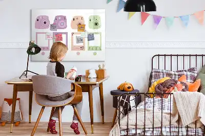 Magnetisk rittavla i form av ett kameraset
