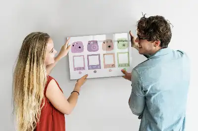 Magnetisk rittavla i form av ett kameraset