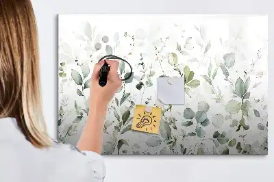 Magnetisk tavla med penna växter