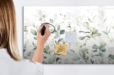 Magnetisk tavla med penna växter