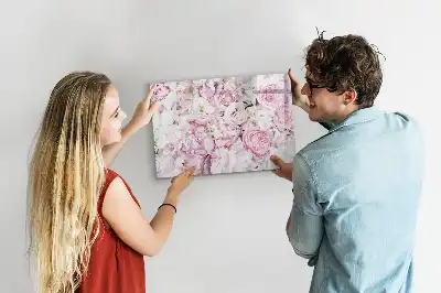 Magnetisk rittavla med dekorativt blommotiv