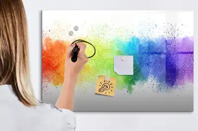 Magnetisk rittavla abstrakt regnbåge