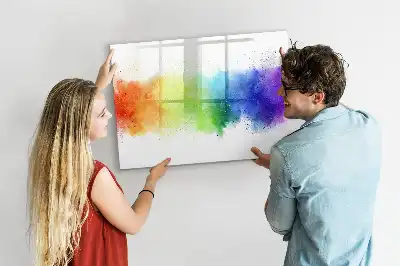 Magnetisk rittavla abstrakt regnbåge