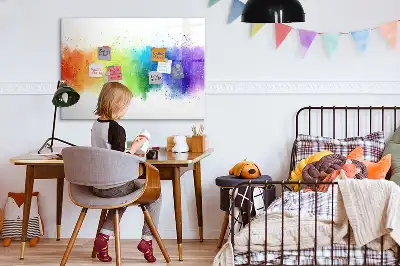 Magnetisk rittavla abstrakt regnbåge