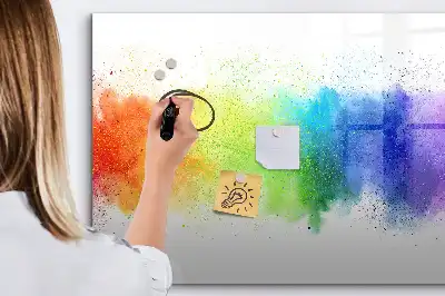Magnetisk rittavla abstrakt regnbåge