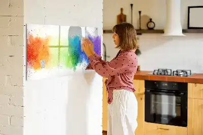 Magnetisk rittavla abstrakt regnbåge