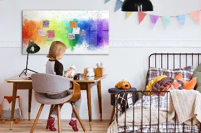 Magnetisk rittavla abstrakt regnbåge