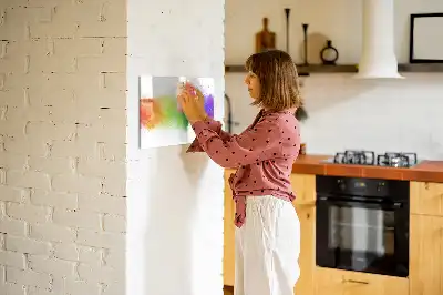 Magnetisk rittavla abstrakt regnbåge