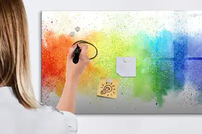 Magnetisk rittavla abstrakt regnbåge