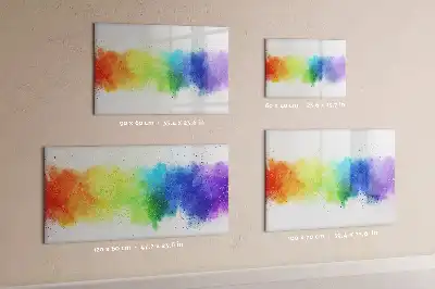 Magnetisk rittavla abstrakt regnbåge