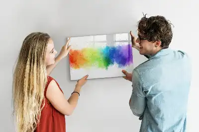 Magnetisk rittavla abstrakt regnbåge