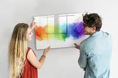 Magnetisk rittavla abstrakt regnbåge