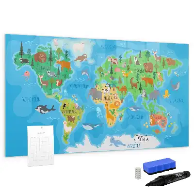 Magnetisk rittavla med tecknat motiv