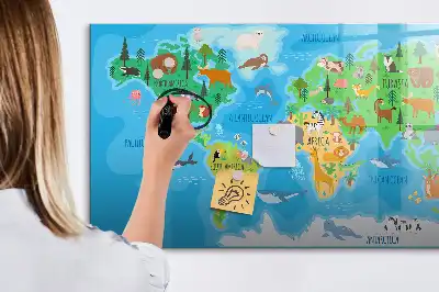 Magnetisk rittavla med tecknat motiv