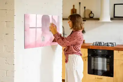 Magnetisk rittavla fjäderabstraktion
