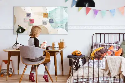 Magnetisk tavla med penna i motivet Akvarellstänk