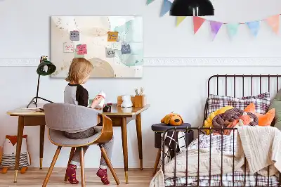 Magnetisk tavla med penna i motivet Akvarellstänk
