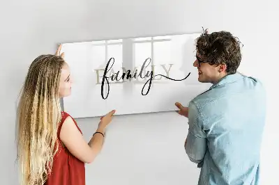 Magnetisk rittavla för familjeanteckningar