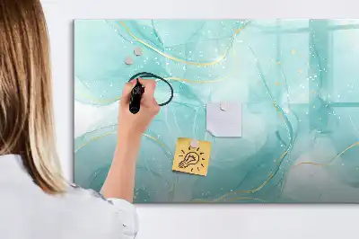 Magnetisk rittavla med mönster av marmorabstraktion