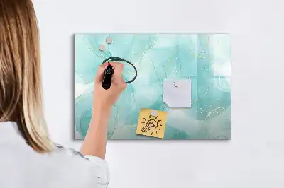 Magnetisk rittavla med mönster av marmorabstraktion