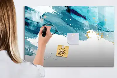 Magnetisk tavla med penna Penseldrag