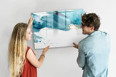 Magnetisk tavla med penna Penseldrag