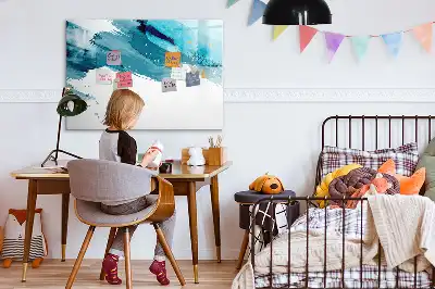 Magnetisk tavla med penna Penseldrag
