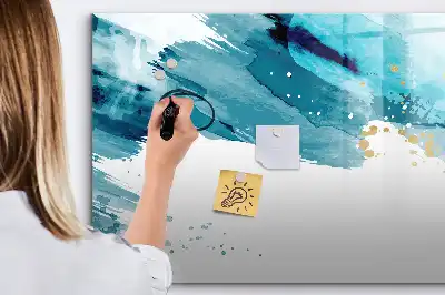Magnetisk tavla med penna Penseldrag