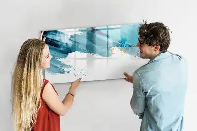 Magnetisk tavla med penna Penseldrag
