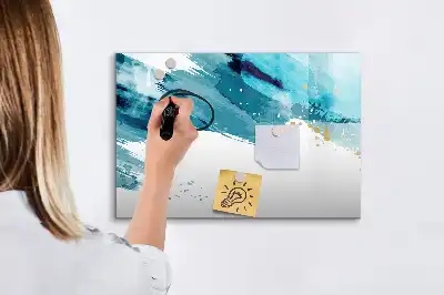 Magnetisk tavla med penna Penseldrag