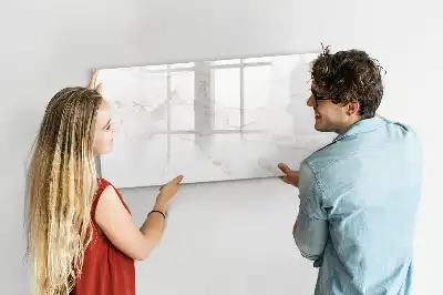 Magnetisk rittavla i elegant marmormönster