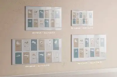 Kattkalender med magnetisk tavla och penna