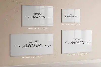 Magnetisk tavla med penna Minnen