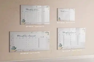 Magnetisk rittavla månadsplanerare